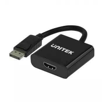 Unitek DisplayPort - HDMI 1080P Full HD -sovitin musta