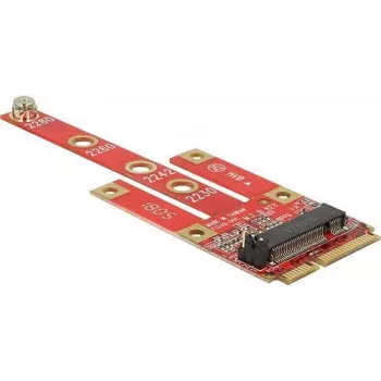 Delock 63384 Mini PCIe - M.2 Key B -muunnin Micro SIM -paikalla