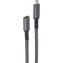 shiverpeaks®-BASIC-S--USB-C-jatkokaapeli, 3.2, PD, tekstiili, 0,5 m (BS14-74003)