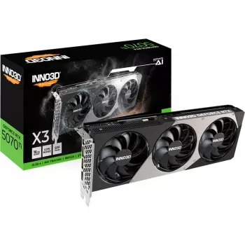 Näytönohjain Inno3D GeForce RTX 5070 Ti — 16 GB GDDR7, PCIe 5.0, 256-bit, 3xDP/1xHDMI