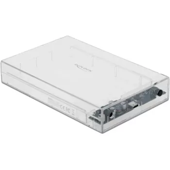 HDD/SSD-kotelo DeLOCK 42623 läpinäkyvä 2.5/3.5