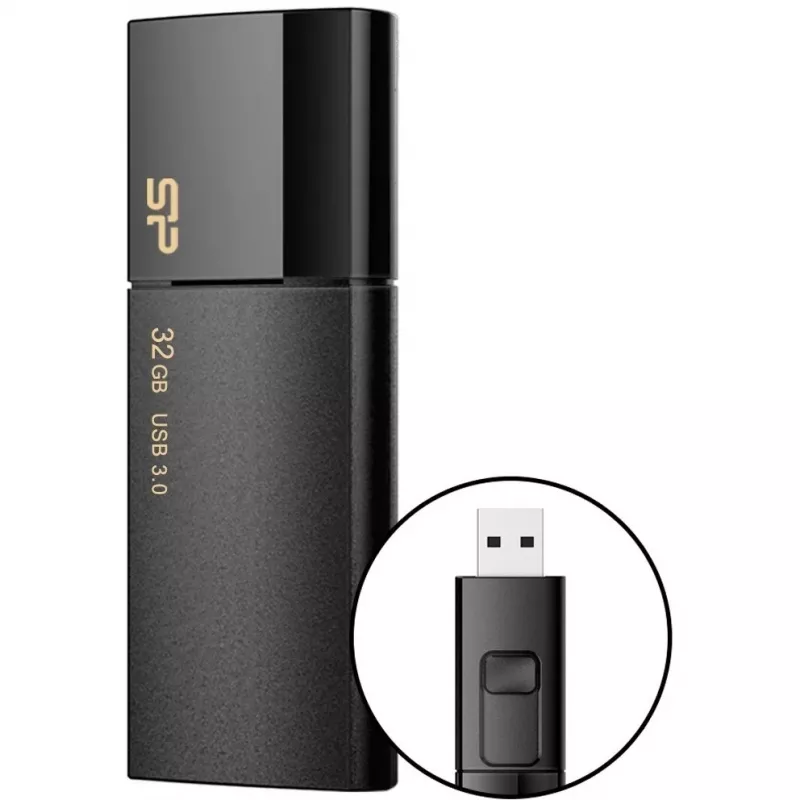 USB-muistitikku Silicon Power Blaze B05, 32 GB, USB Type-A, 3.2 Gen 1