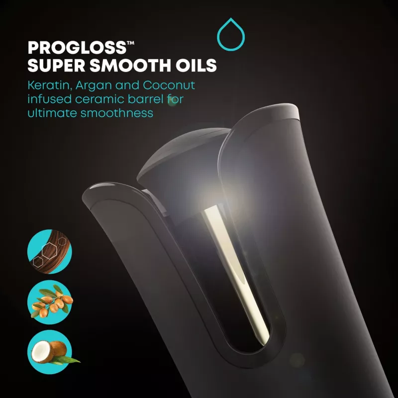 Revamp CL-2750-EU2 iGEN Cordless Progloss Hollywood Curl automaattinen kiharrin kääntötoiminnolla