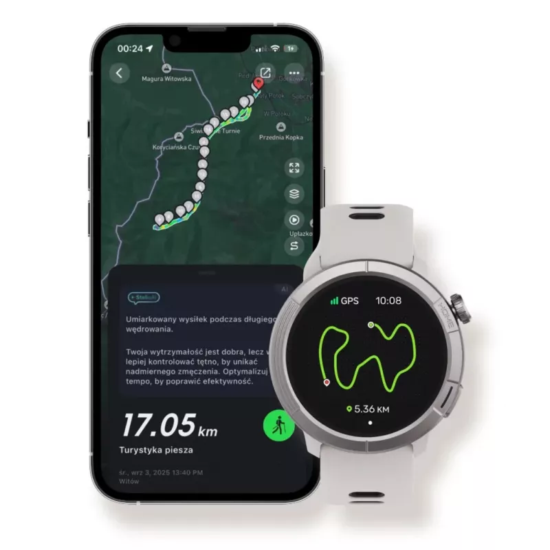 Stelio älykello Activ Pro GPS malli STSWA102TN, 46 mm titaanikuori