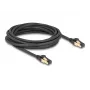 Verkkokaapeli DeLOCK RJ45 Cat.6A uros urokseen S/FTP 5 m musta