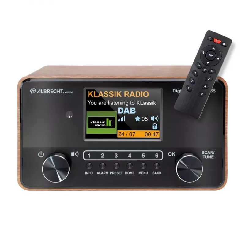 Albrecht DR 865 Senior -digitaaliradio (avattu pakkaus)