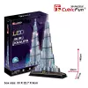 CubicFun L133H 3D-palapeli Burj Khalifa (Light), 136 palaa, LED-valaistu