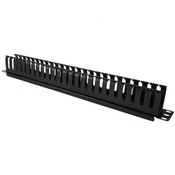 Kaapelilaatikko Alantec PK008 seinäjärjestelijä 1U musta metalli/muovi