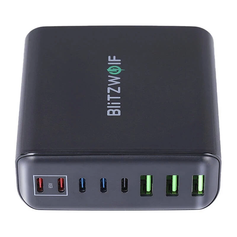 Seinä laturi Blitzwolf BW-S26 250W (musta)