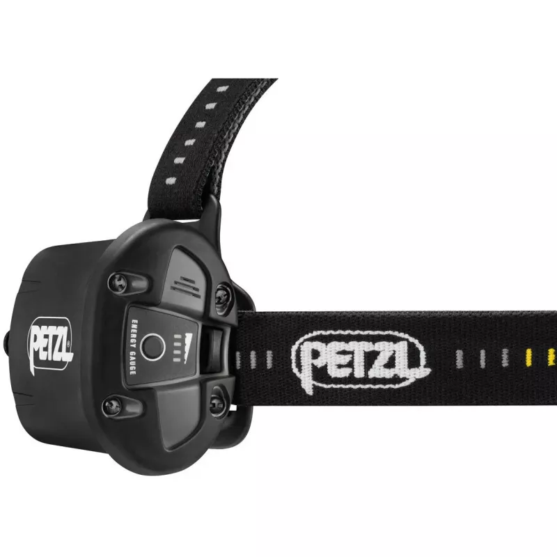 Petzl Duo S -otsalamppu musta keltainen