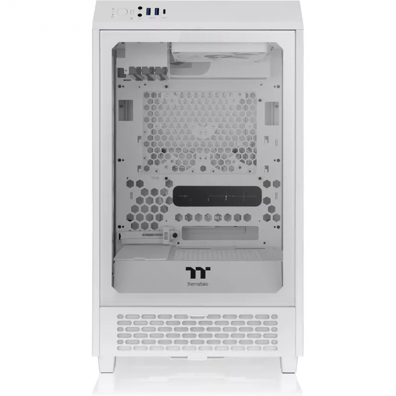 Thermaltake The Tower 200 Micro-Tower Mini-ITX-kotelo ikkunalla valkoinen