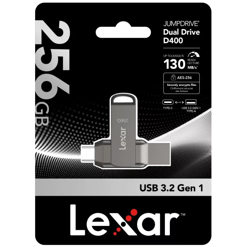 USB-muistitikku Lexar 256 GB USB Type-C LJDD400256G-BNQNG