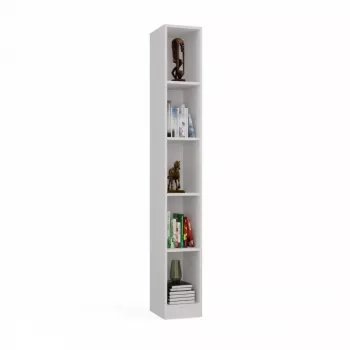 top e shop kirjahylly REGAŁ R25 25 cm valkoinen – yksiosainen kirjahylly