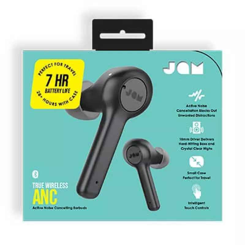 Jam Earbuds TWS ANC Bluetooth musta