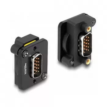 DeLOCK D-Type-moduuli VGA uros-uros musta 31 mm x 25 mm x 16 mm