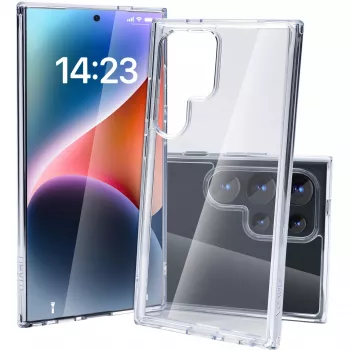 StyleShell SHOCKFlex, puhelinkotelo läpinäkyvä, Samsung Galaxy S24 Ultra