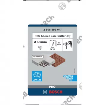 Bosch 2 608 599 047 porakruunu-timanttiporakruunu 1 kpl