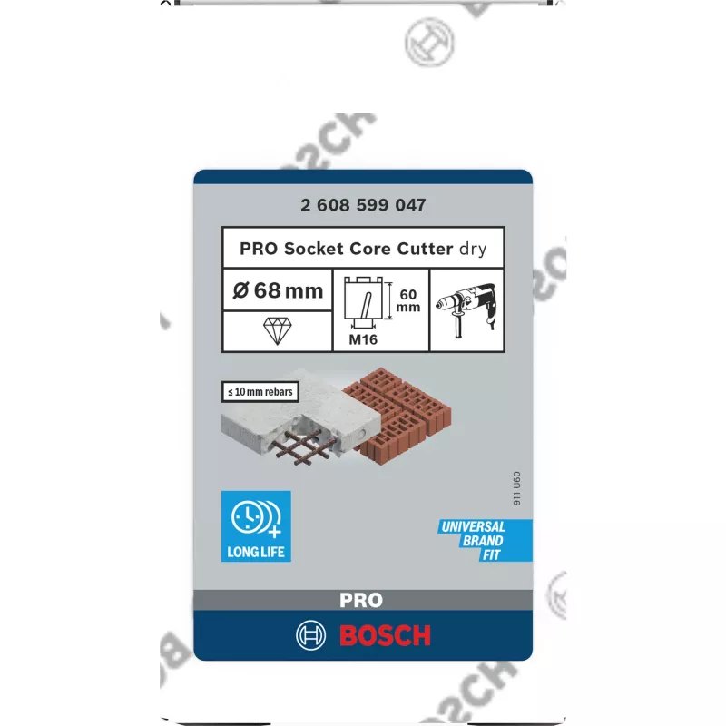 Bosch 2 608 599 047 porakruunu-timanttiporakruunu 1 kpl