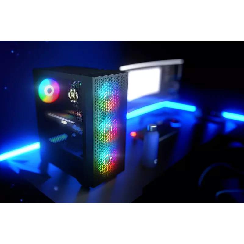 Logic DART PRO ARGB MIDI USB-C PC-kotelo musta