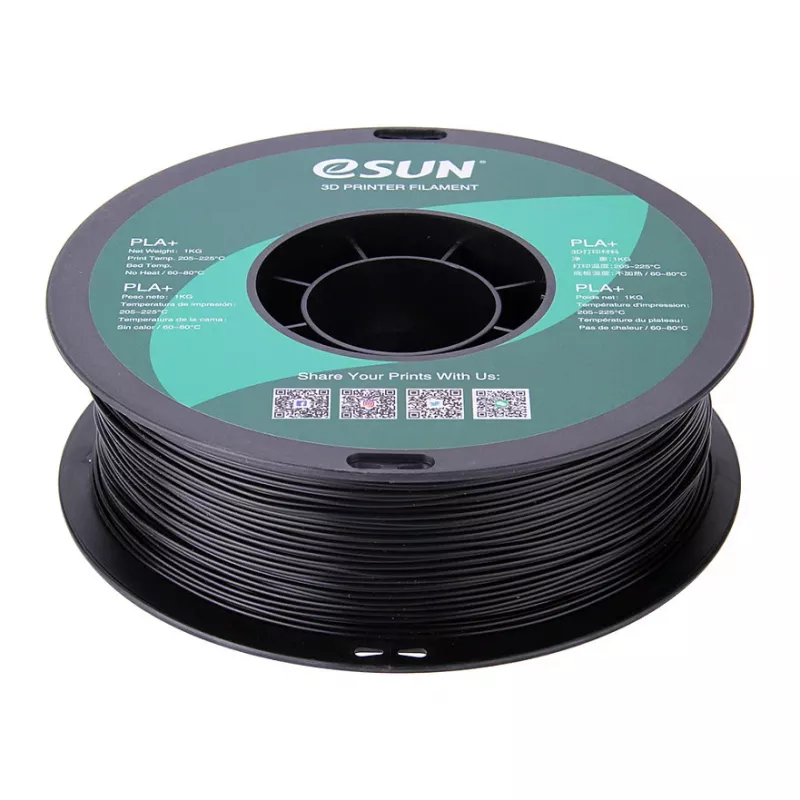 PLA+ 1,75 mm musta 1 kg