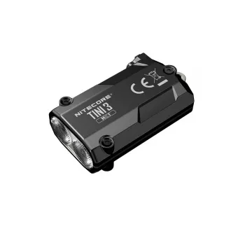 Avaimenperä-taskulamppu Nitecore TINI3 musta 600 lm USB ladattava