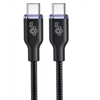 USB-C - USB-C 60W Glamour-kaapeli 1,5 m musta