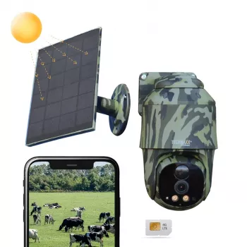 Technaxx 4G PT Dome TX-290 aurinkopaneelilla