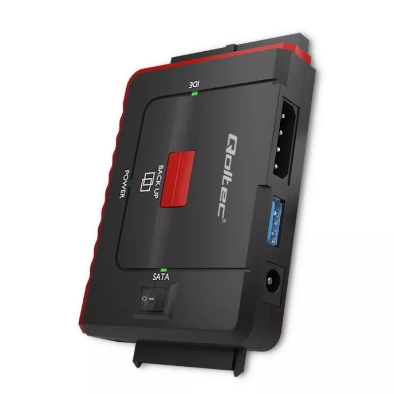 USB 3.0 - IDE SATA III -sovitin QOLTEC 50645