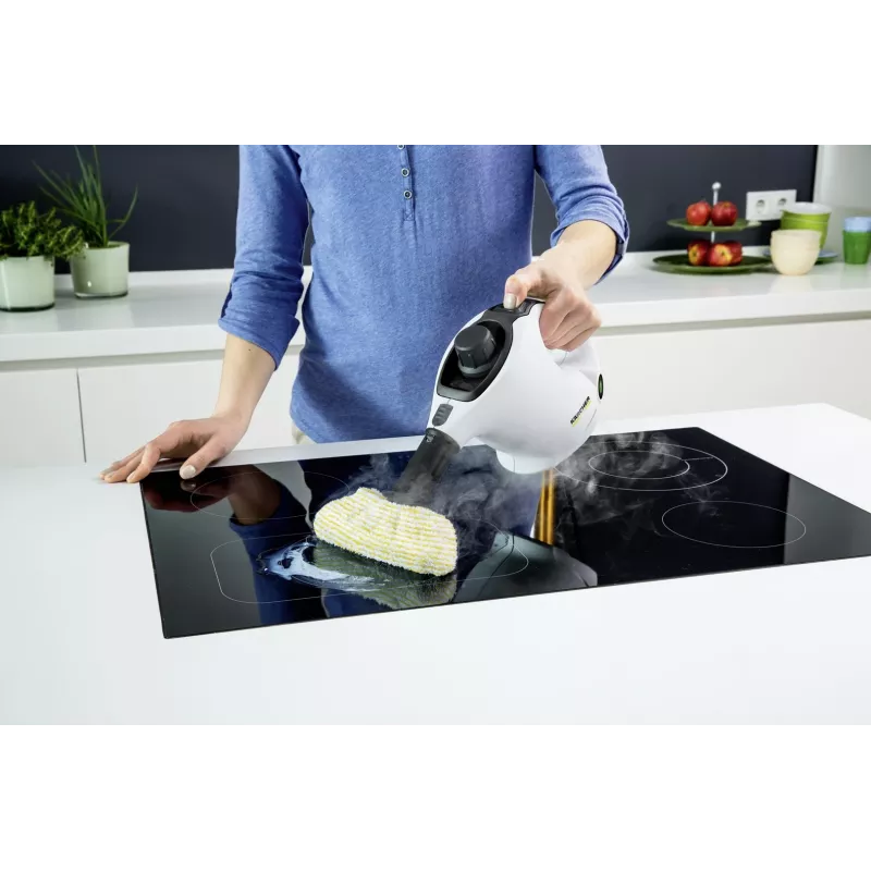 Kärcher SC 1 EasyFix kannettava höyrypuhdistin 1200 W musta, valkoinen