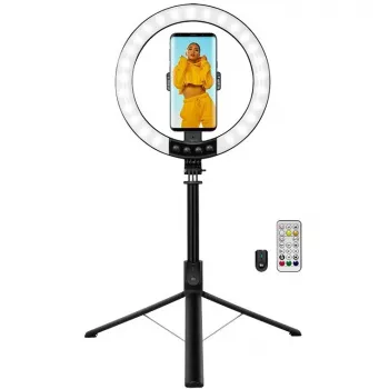 LogiLink älypuhelimen rengasvalo selfie-tikun jalustalla, DM 20cm (AA0156)