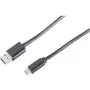 USB-kaapeli ShiverPeaks BS14-10005 1 m USB A USB C musta
