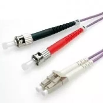 VALUE kuitu-kaapeli 50/125µm OM4, LC/ST, violetti 1,0m (21.99.8771)