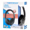 Esperanza Libero EH163K kuulokkeet langattomat sankamalli musiikki mini-USB Bluetooth musta