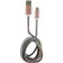 LC-POWER kaapeli USB-Lightning-1M-4 1 m sininen/pinkki, USB-A → Lightning (LC-C-USB-LIGHTNING-1M-4)