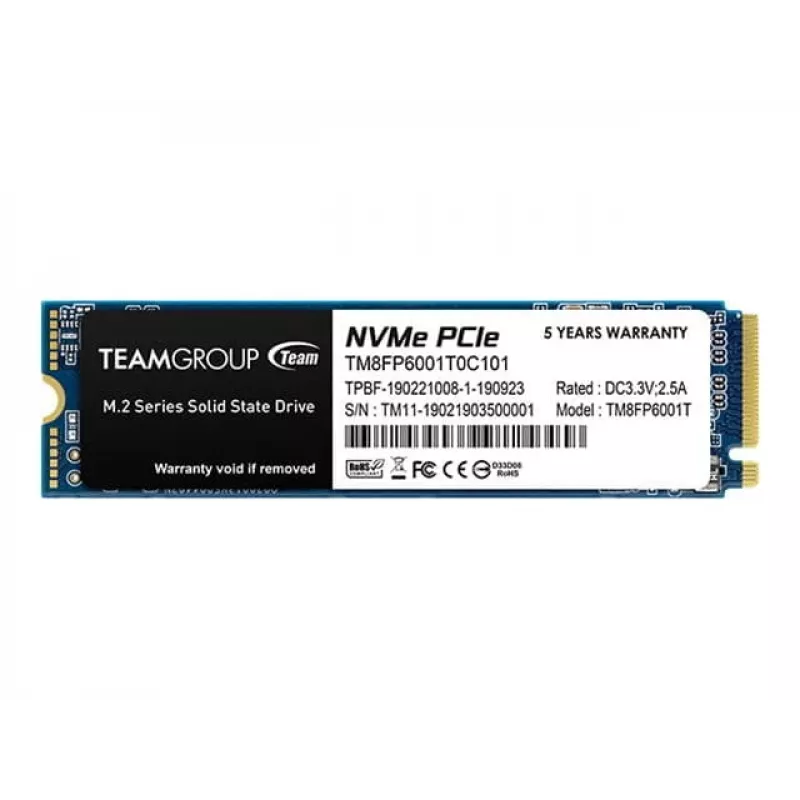 SSD-kiintolevy Team Group 1 TB M.2 PCI Express 3.0 NVMe MP33