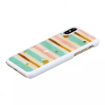 iKins Pop Mint suojakuori iPhone XS/X:lle, valkoinen