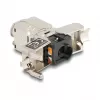 Verkkokaapeliliitin DeLOCK 88198 LSA-LSA Cat.6A STP 31,6 mm ruostumaton teräs
