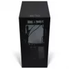 ssupd Meshroom S V2 -minitietokonekotelo, ATX-tuki, mesh-etupaneeli, PCIe 5.0 ready – musta
