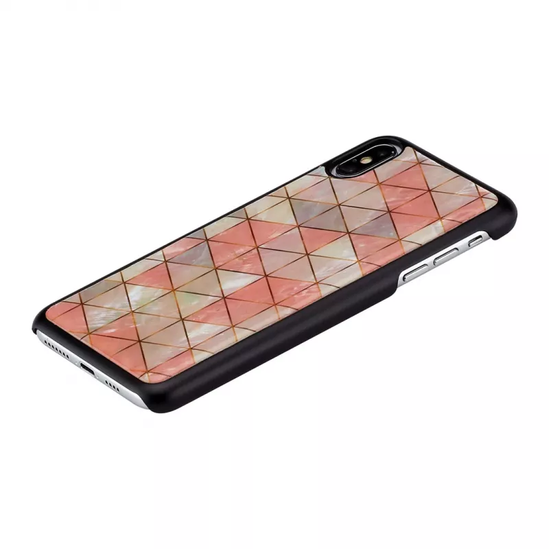 iKins suojakotelo iPhone XS Max — salmiakkikuvio, musta