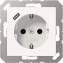 Schuko-pistorasia USB:lla A1520-18CWW Type-C (A1520-18CWW)