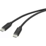 Renkforce RF-4716840 USB-kaapeli 1 m USB 2.0 USB A USB C musta (RF-4716840)