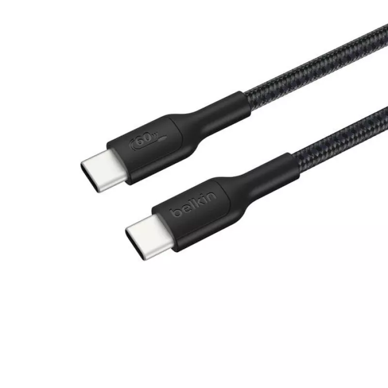 Belkin USB-C/USB-C -pelikaapeli 2 m punottu Switch 2 ENA008hq2MBK (ENA008HQ2MBK)