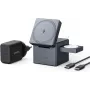 Mobiililaturi Anker Y1811G11 sisäkäyttöön AC USB pikalataus musta