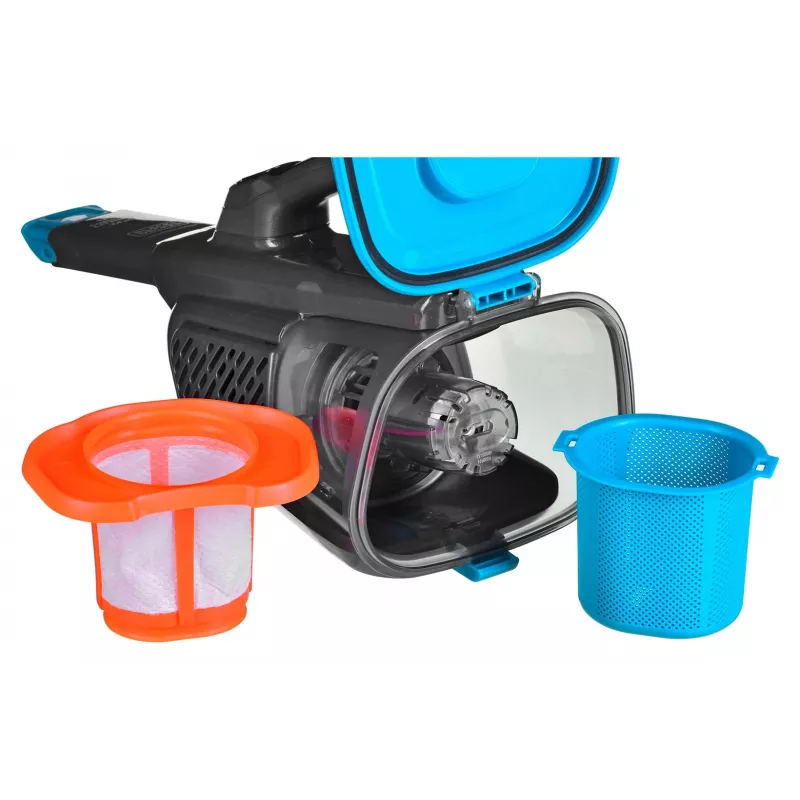 Black & Decker BHHV320J käsipölynimuri sininen, titaani