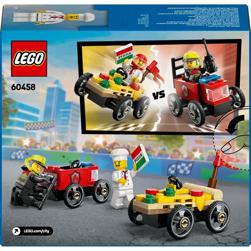 LEGO CITY 60458 pizza vs. paloauto