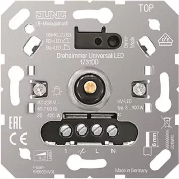 Kiertosäädin Jung 1731DD yleis-LED-kiertosäädin LED- ja hehkulampuille