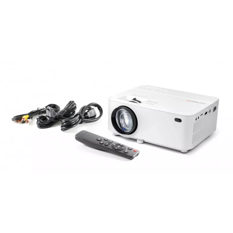 Technaxx TX-113 Standard Throw -projektori 1800 ANSI lumenia LED 800x480 valkoinen