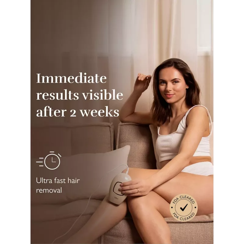 Silk'n IPL Infinity Fast epilaattori 600k välähdystä, ihonsävytunnistin, beige