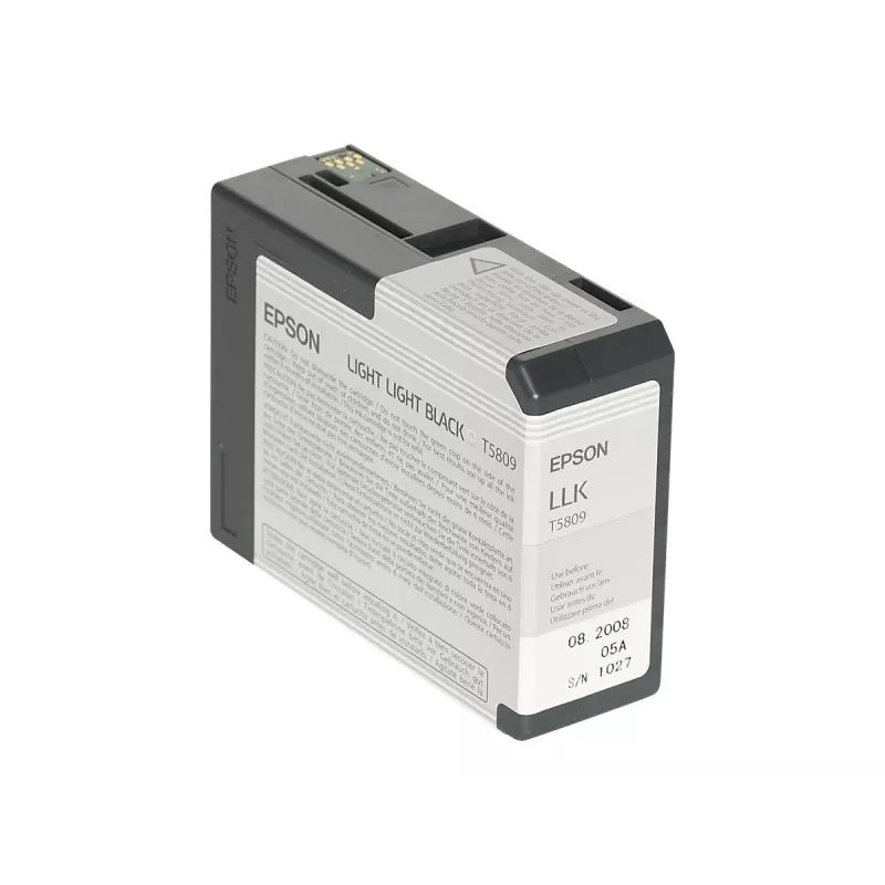 Epson Singlepack Light Light Black T580900, vaaleanvaaleanmusta, pigmenttimuste, 80 ml, 1 kpl