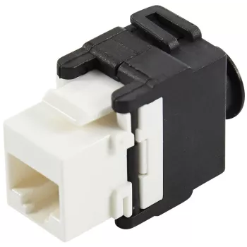 Keystone-moduuli LOGON LKS310, litteä, valkoinen, RJ-45-liitäntä